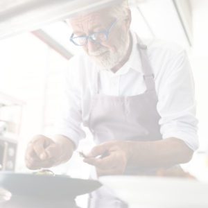 Chef Working on Dish